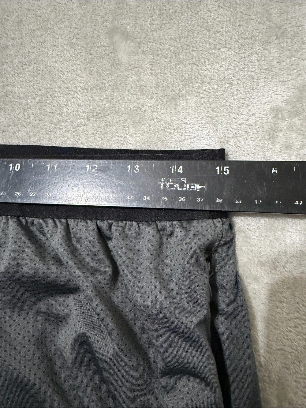 Young LA 2-in-1 Lined Running Shorts Grey Size Large